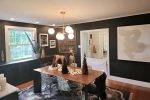 dining room with an elegant look after paint"