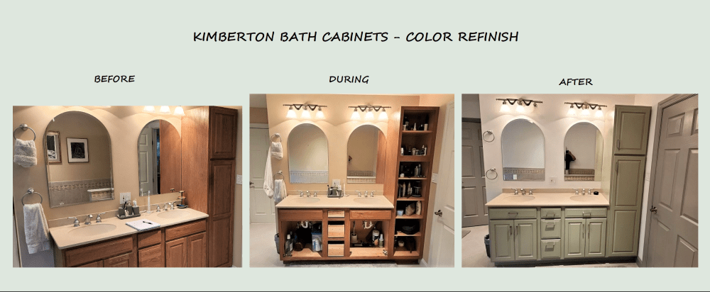 BATHROOM CABINET MAKEOVER! - Taylor Painting & Carpentry - Wayne PA