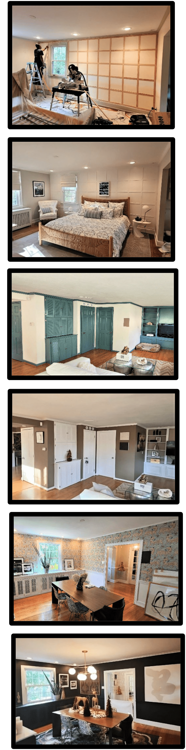 Large Interior Home Painting, Wallpaper & Carpentry Project