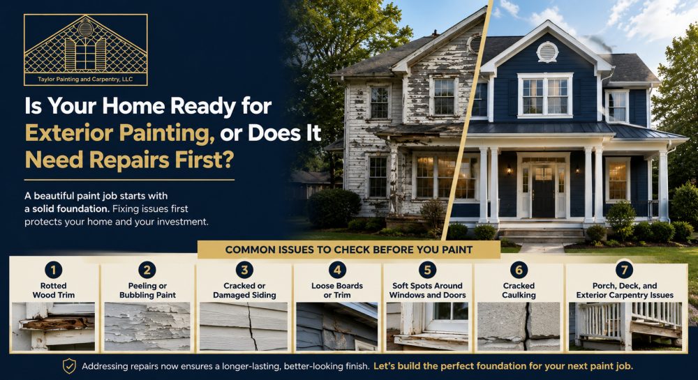 is your home ready for exterior painting or does it need repairs