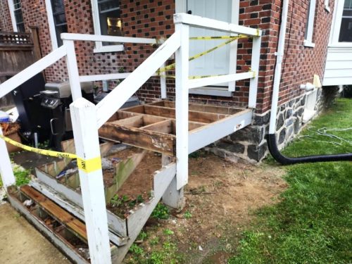 17 Wayne Stairs Rebuild Before