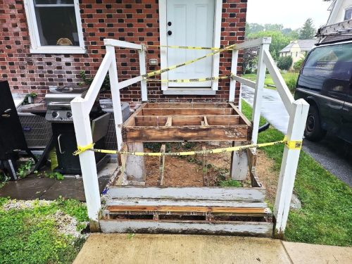 15 Wayne Stairs Rebuild Before