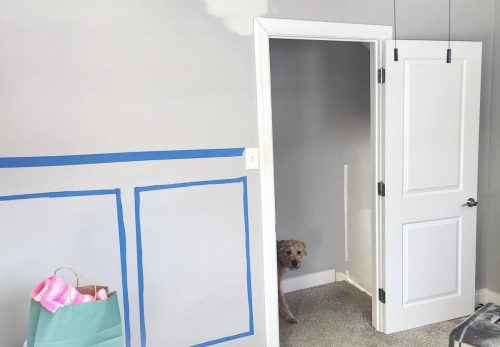 81 KOP Wainscot  Paint Before