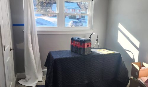 79 KOP Wainscot  Paint Before