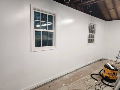 61 Valley Forge Garage Paint  Drywall Finished